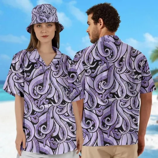 Discover Disney Ursula The Little Mermaid Octopus Villain Halloween Hawaiian Shirt