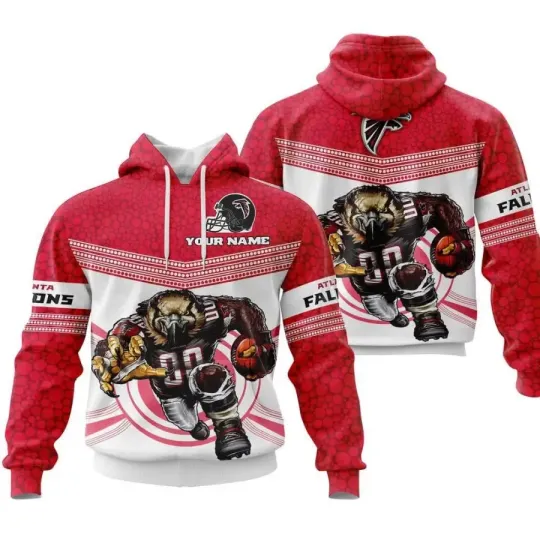 Discover Personalized Atlanta Football Team Falconss Hoodie Lightweight Adults S-5XL