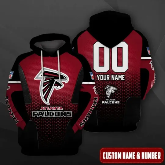 Discover Personalized Atlanta Football Team Falconss Hoodie Lightweight Adults S-5XL