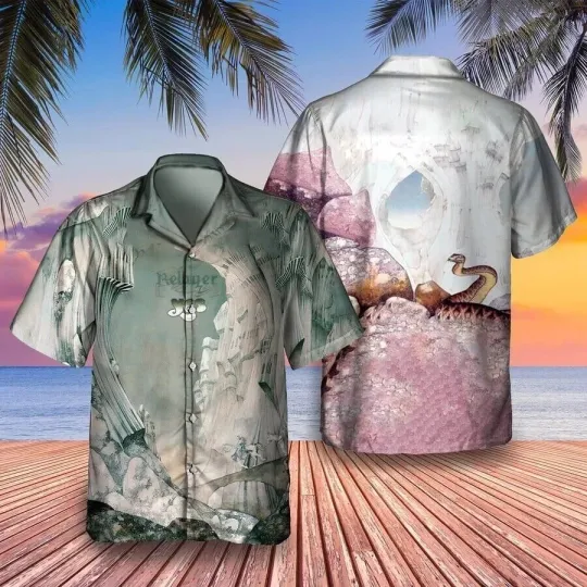 Discover Yes English Rock Band Gift For Him, Hawaiian Shirt Button Down