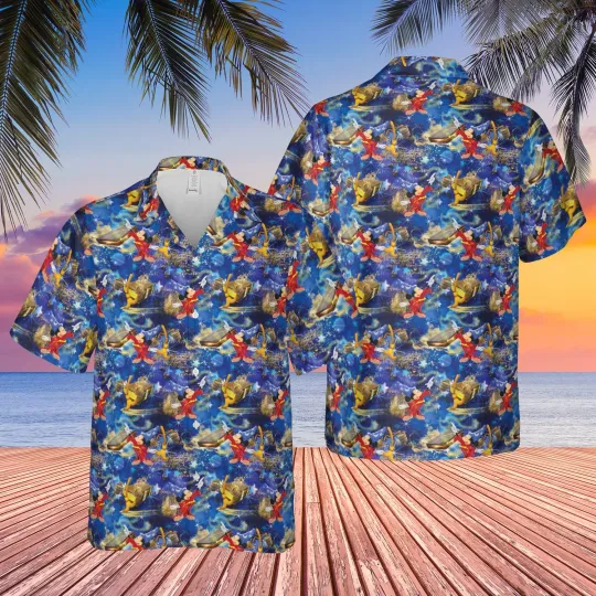 Discover Disney Summer Beach Mickey Mouse Magical Disney Aloha Hawaiian Shirt