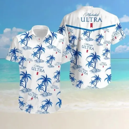 Discover Michelob Ultra Tropical Floral Hawaiian Shirt Unisex