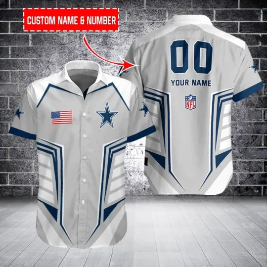 Discover Personalized Dallas Football Team Cowboyss Hawaiian Shirt