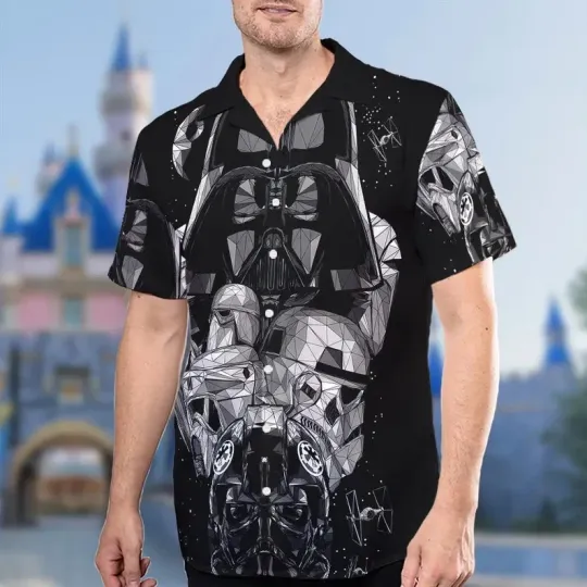 Discover Disney Star Wars Darth Vader Dark Universe Black Hawaiian Shirt