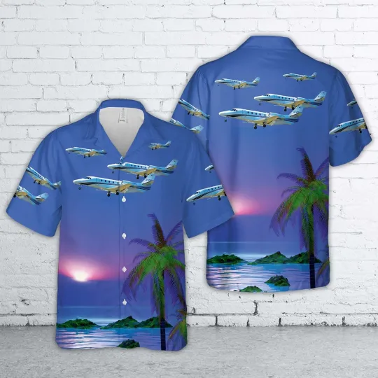 Hawaiian Shirt Cessna 560XL Citation Excel D-CSFD