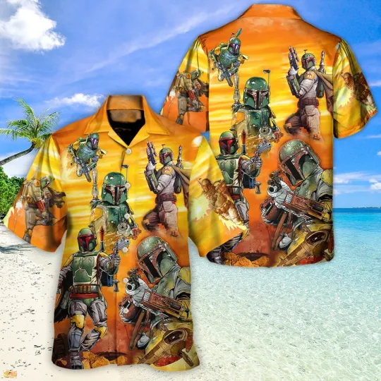 Discover Disney Star Wars Summer Starwars I’m A Mandalorian Aloha Hawaiian Shirt