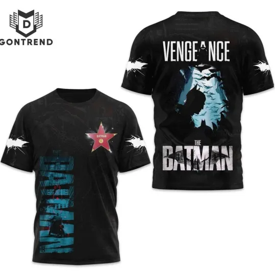 2024 The Batman Vengeance Unisex Collection 3D T-Shirt