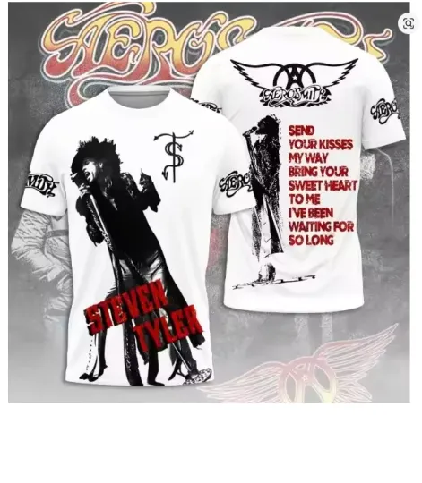 Discover Aerosmith Steven Tyler 3D T Shirt Adult Unisex Sizes D442