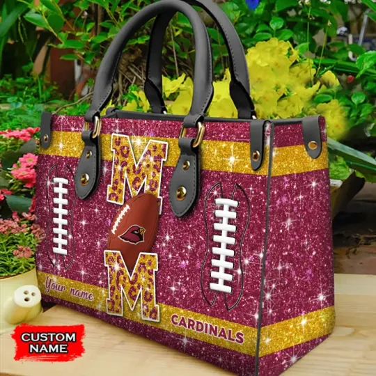 Discover Personalized Arizonna Football Team Cardinalss Leather Handbag