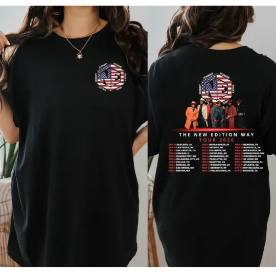Discover The New Edition Way 2026 Tour Date Shirt, 2026 Concert The New Edition Shirt