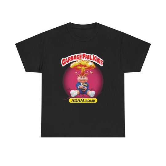 Discover GPK Garbage Pail Kids Retro T-shirt,  Unisex Heavy Cotton Tee Garbage Pail Adam Parody Shirt