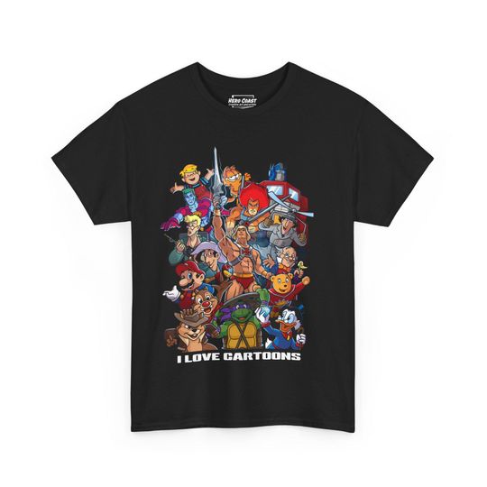 Discover Retro 80s/90s Cartoon T-Shirt Nostalgic TV Fan Apparel