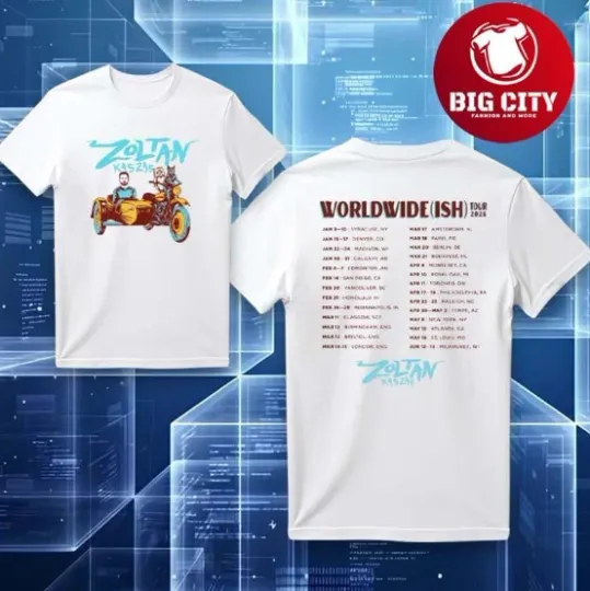 Discover Zoltan Comedy Tour 2026 Graphic Two Sided Shirt