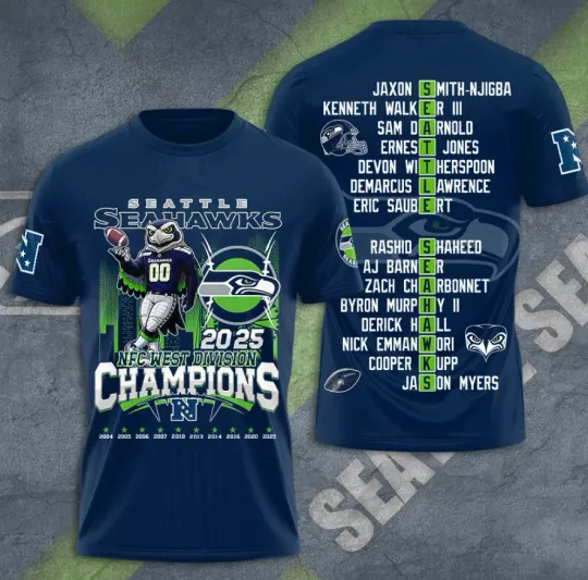 Discover Seattlee Seahawwk Team Unisex 3D T-Shirt
