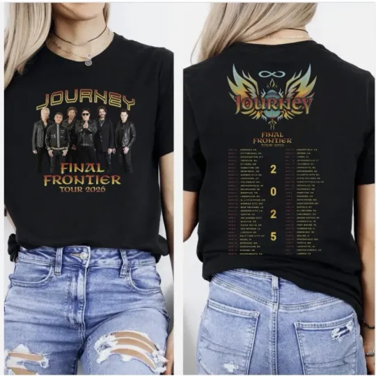 Discover Journey Band Final Frontier Tour 2026 T-shirt