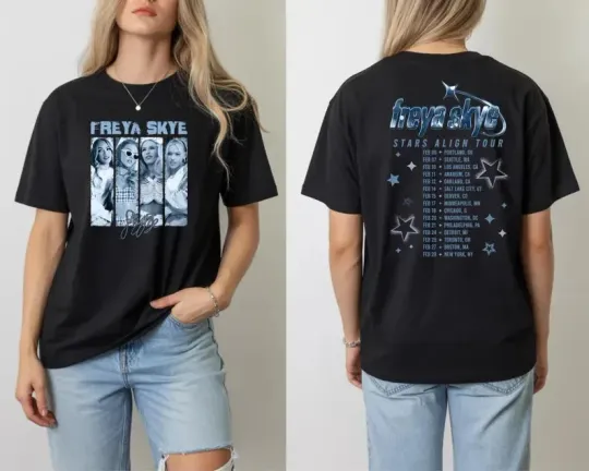 Discover Stars Align Tour 2026 Festival Freya Skye Shirt, Freya Skye Silent Treatment Tee