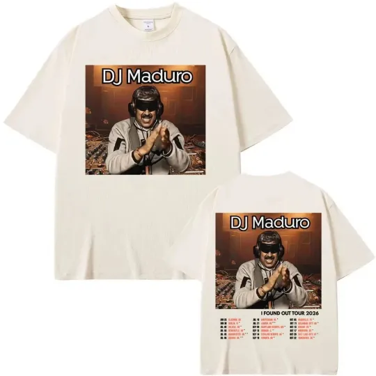 Discover Maduro I Found Out Tour 2026 Venezuela Double Sided T-Shirt