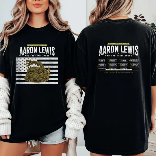 Discover Aaron Lewis 2026 Tour Unisex New T-shirt