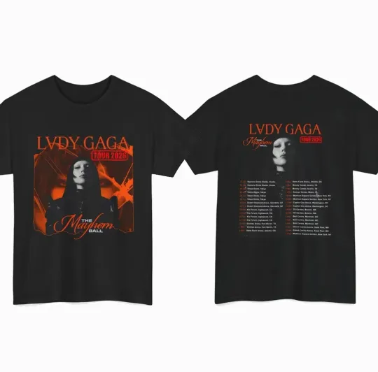 Discover Ld ga The Mayhem Ball Tour 2026 T-Shirt