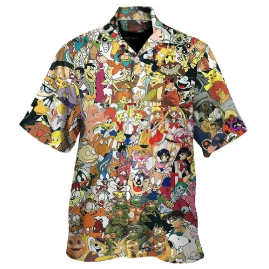 Discover 90s Cartoon Character Hawaiian Shirt