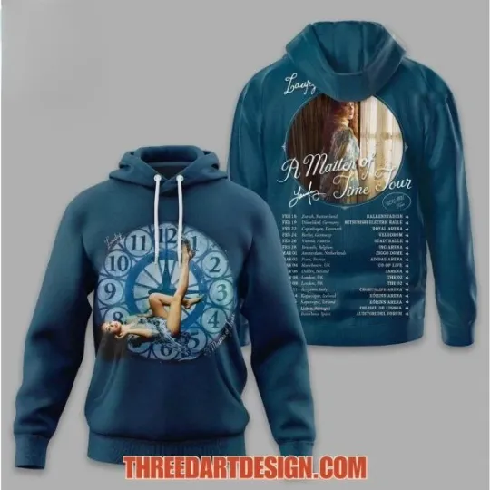 Laufey A Matter Of Time Tour Hoodie 3D