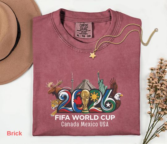 Discover World Cup 2026 T Shirt, Soccer Fan Tee, USA Canada Mexico Host Cities, Football Graphic Shirt
