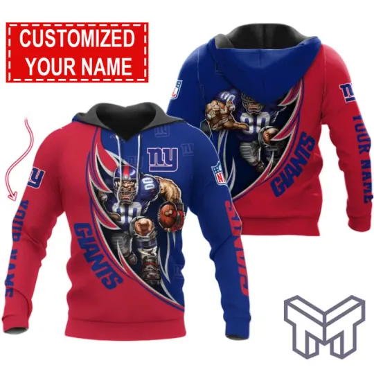 Discover New York Giants Damn Right 3D Fan Hoodie Unisex Big Blue Fan Gear