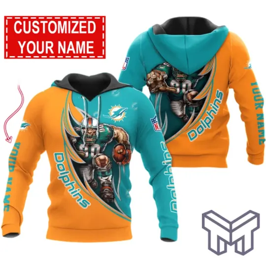 Miami Dolphins Damn Right 3D Fan Hoodie Unisex Game Day Fan Wear