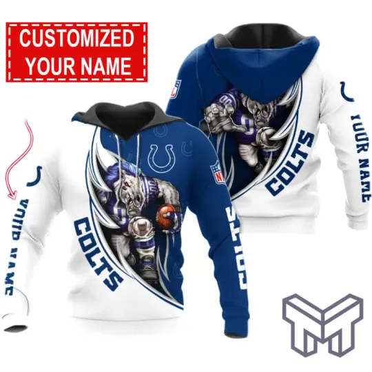 Discover Indianapolis Colts Ultimate Game Day 3D Fan Hoodie Unisex Fan Apparel