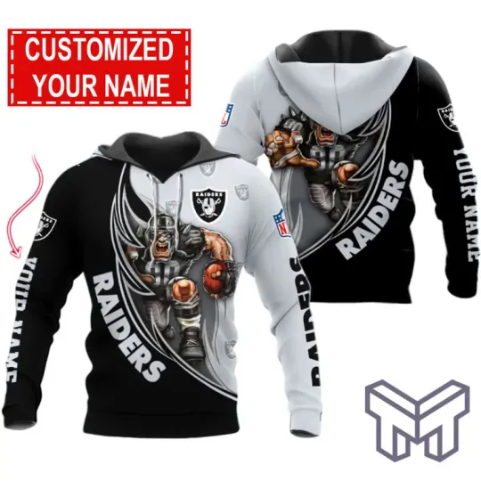 Las Vegas Raiders 3D Fan Hoodie Unisex Football Fan Apparel