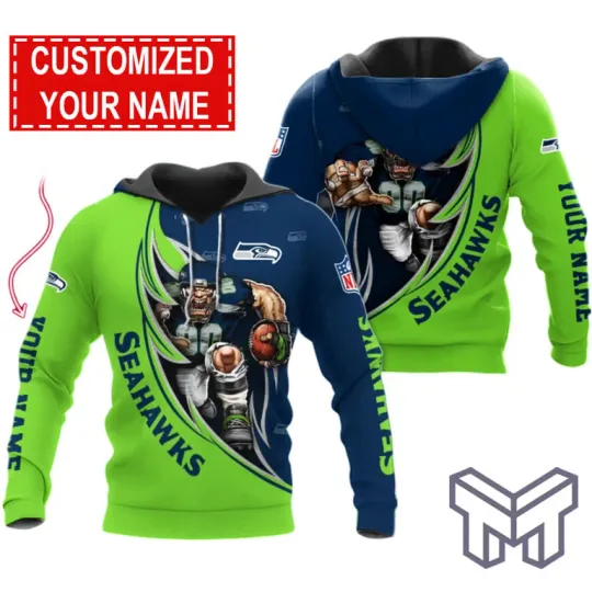 Discover Seattle Seahawks Damn Right 3D Fan Hoodie Unisex Bold Football Fan Wear