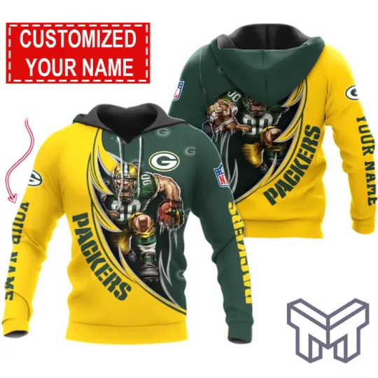Green Bay Packers Game Day 3D Fan Hoodie Unisex Fan Apparel