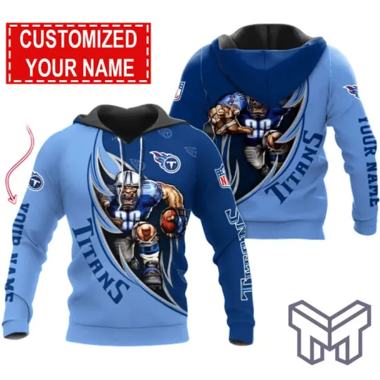 Discover Tennessee Titans Damn Right 3D Fan Hoodie Unisex Statement Fan Apparel