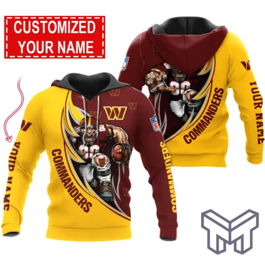 Washington Commanders Damn Right 3D Fan Hoodie Unisex Football Fan Gear