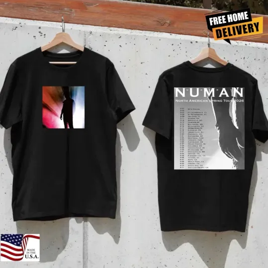 Discover 2 Sides 2026 Tour Gary Numan Singer Shirt Black Unisex S-5XL