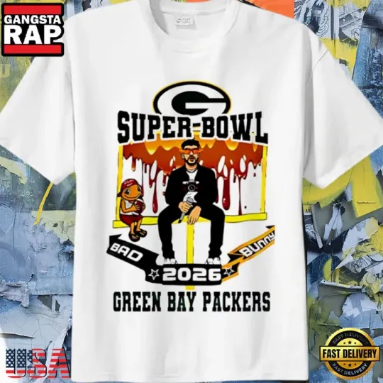 Green Bay Packers x Bad Bunny Super Bowl LX 2026 T-Shirt
