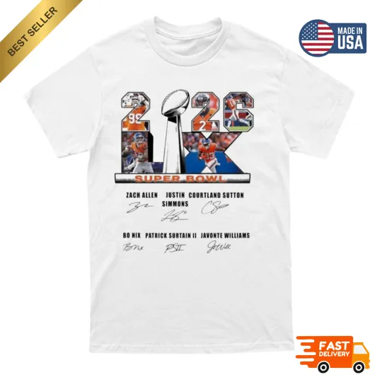 Discover Den.ver Broncos Super Bowl LX Signature Championship Tee
