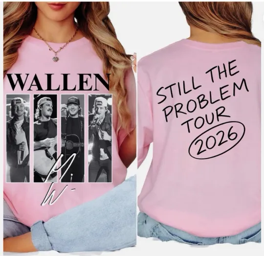 Discover Wallen Western Still the Problem Tour 2026 Country Music Inspired T-Shirt