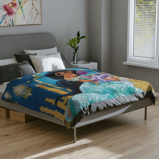 Princess Jasmine Fleece Blanket