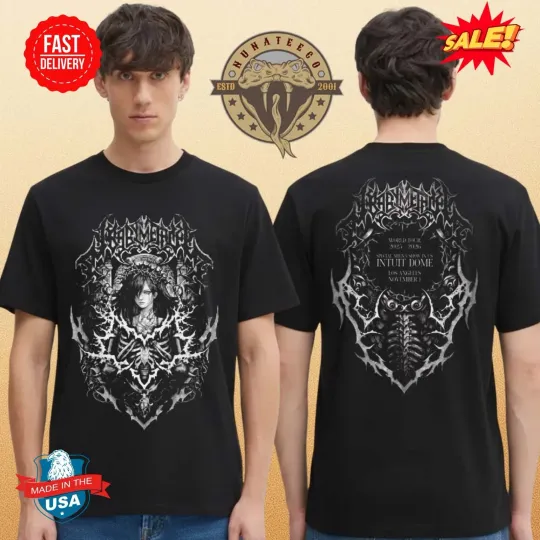 Babymetal World Tour 2025 2026 On November 1 2025 Dark Angel T-Shirt