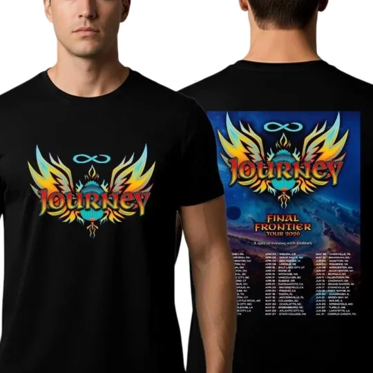 Discover New Journey Final Frontier Tour 2026-2 Sides Shirt