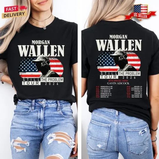 Discover Wallen Western Still The Problem Tour 2026 T-shirt, Country Music Shirt Fan Gift