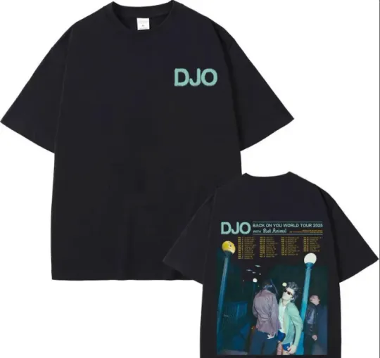 Discover DJO Back On You World Tour 2026 Shirt, DJO Tour Graphic T-Shirt, Indie Music Tee