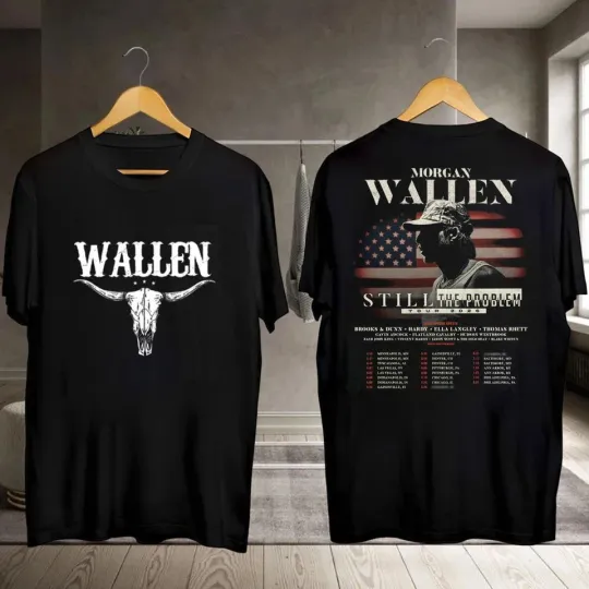 Discover 2026 Wallen Western Still The Problem Tour Shirt, Wallen Western Skull Shirt