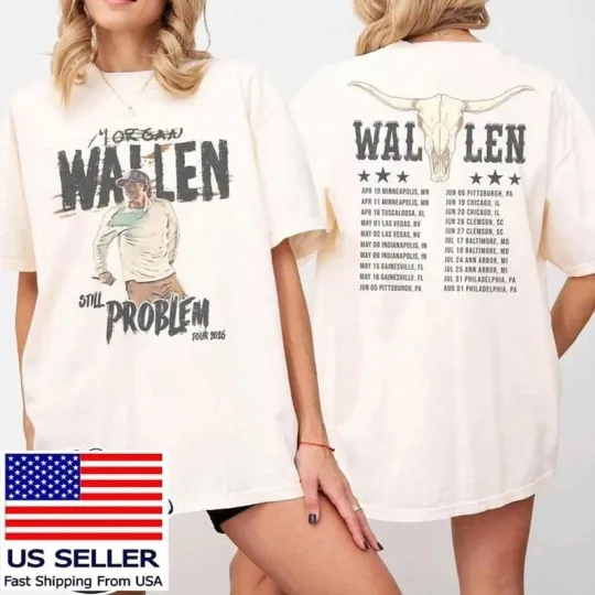 Discover Wallen Western Still The Problem Tour 2026 T-shirt, Country Music Shirt Fan Gift