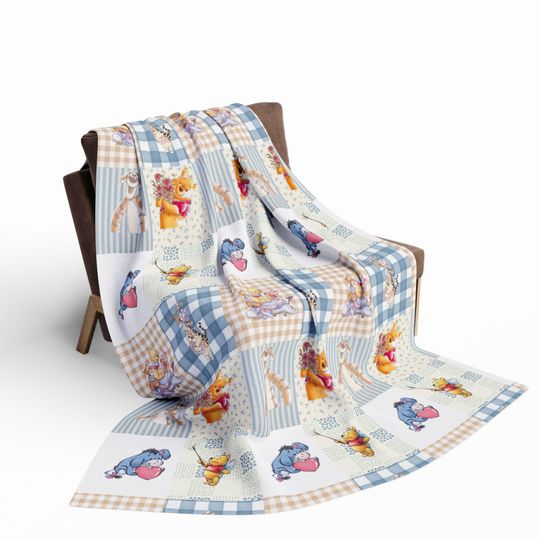 Discover Eeyore and pooh Fleece Blanket