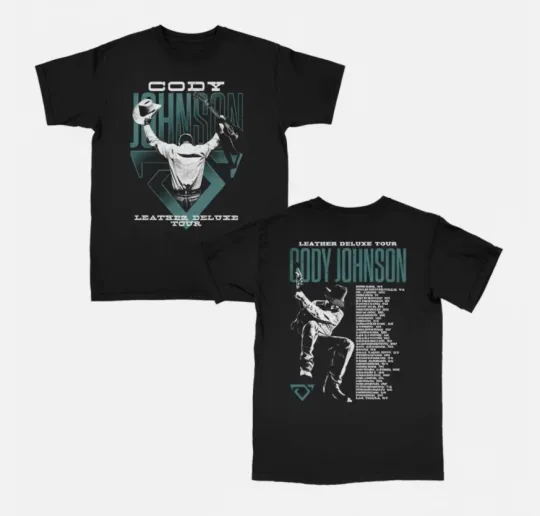 Discover Cody Johnsonn 2026 Leather Deluxe Tour , Country Music Concert T-Shirt