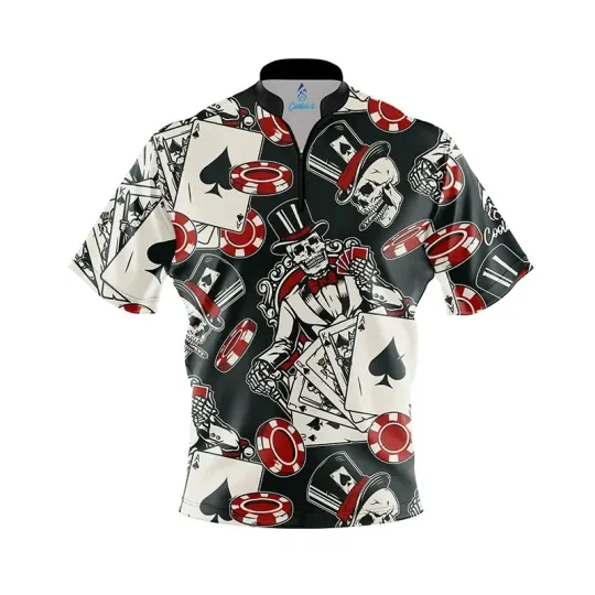 Discover Personalized Name Dead Man’s Hand Bowling Jersey Shirts