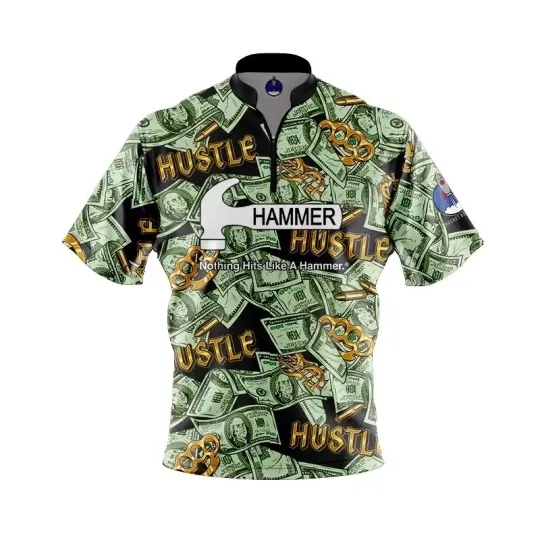 Discover Custom Name & Team Name Hammer Hustler Bowling Jersey