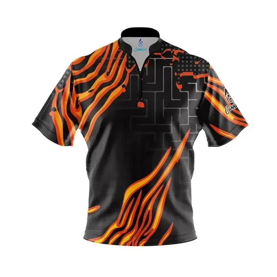 Discover Personalized Name Maze of Fire Bowling Jersey Shirts